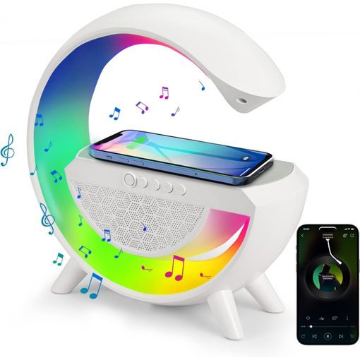 LAMPA LED CU BOXA BLUETOOTH RGB